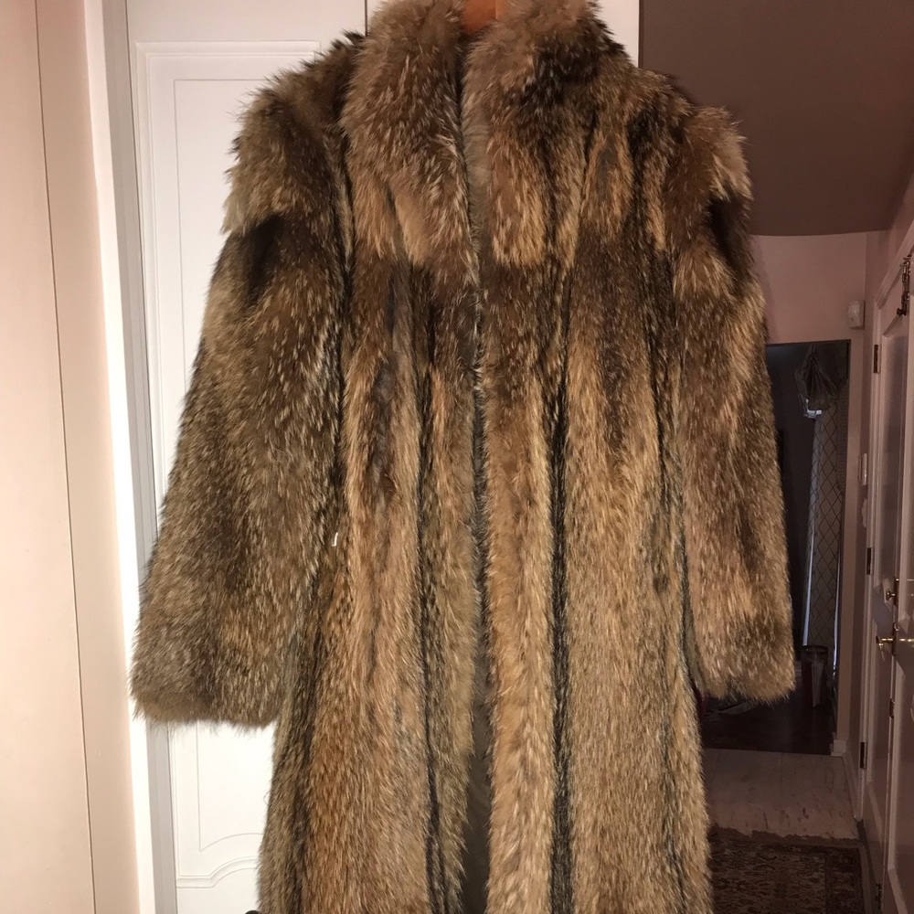Real tanuki coat